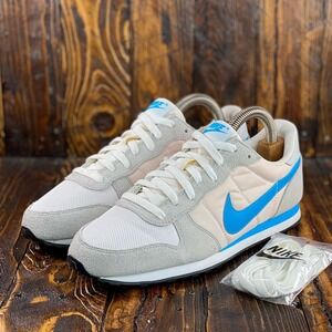 Rare 2013 Nike Genicco 644441-100 Men Sneakers Vivid Blue/White/Gray Size 10 NEW